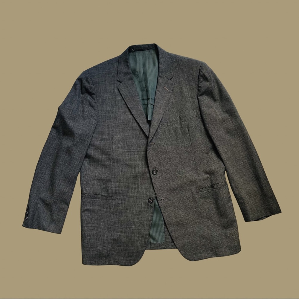 Vintage 42S Worsted Wool Sport Coat Houndstooth The House of Worsted-Tex